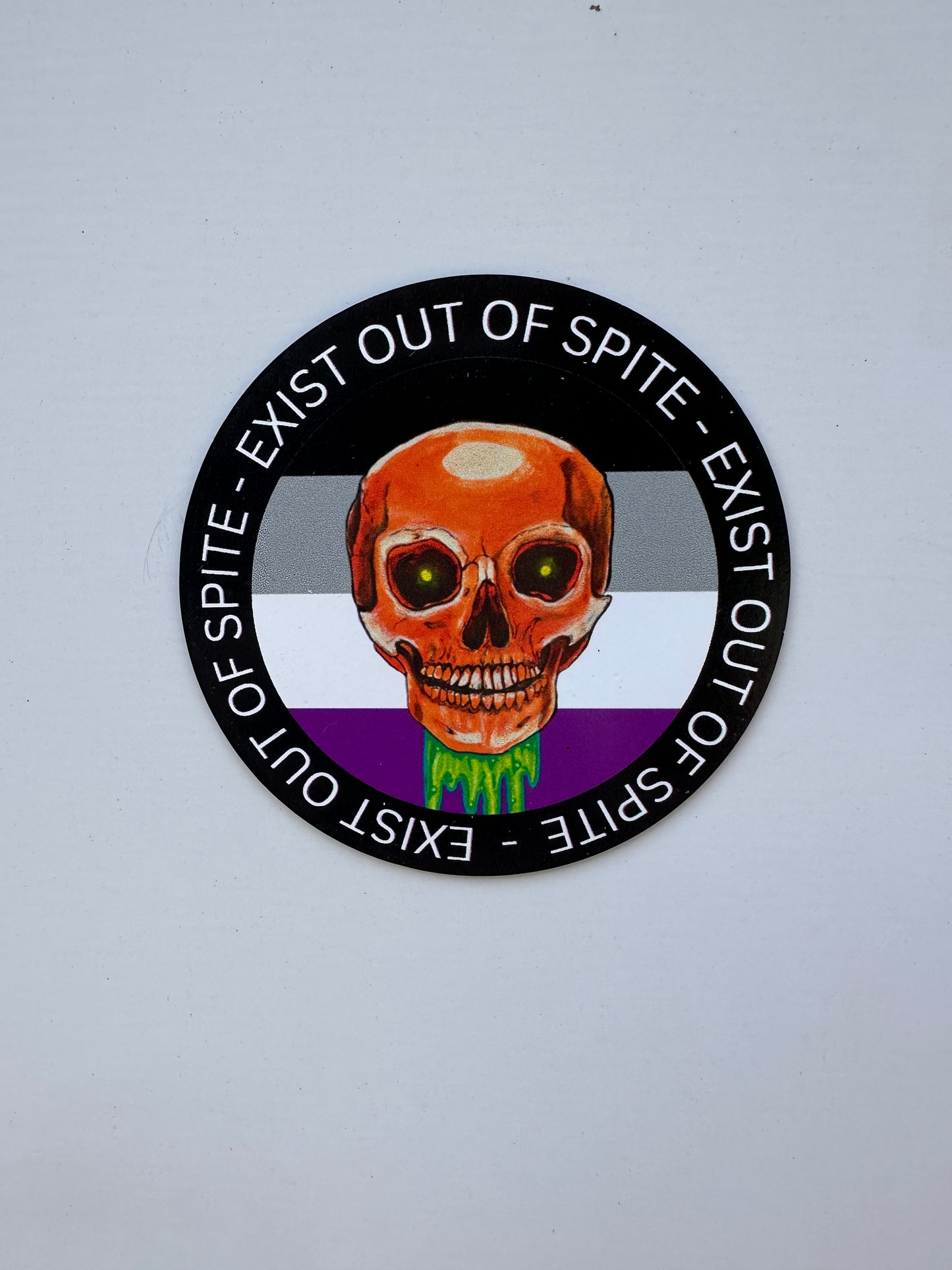 "Exist Out of Spite" LGBTQIA+ Pride Magnet