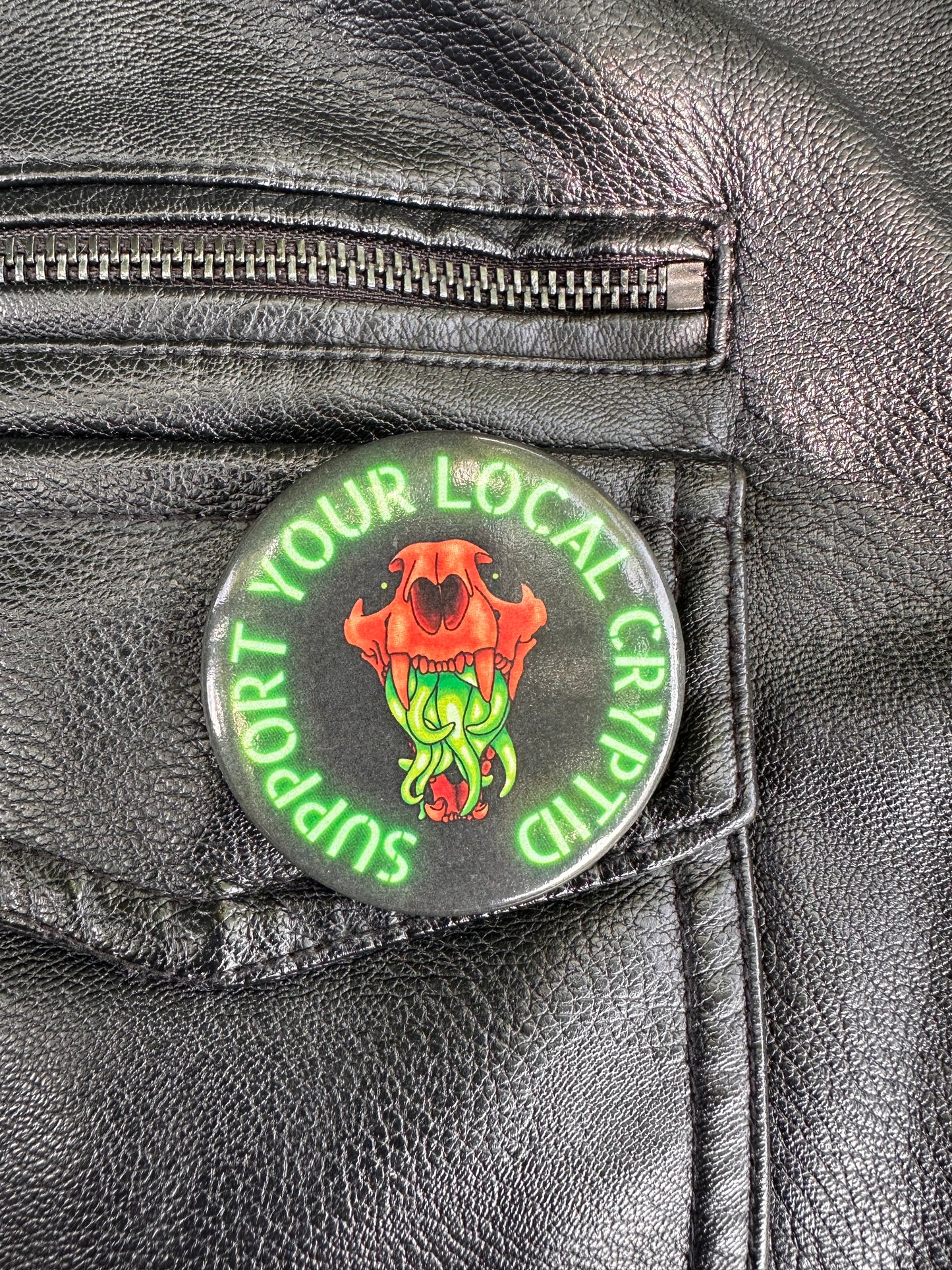 cryptid cryptidcore cottagecore collectible pin