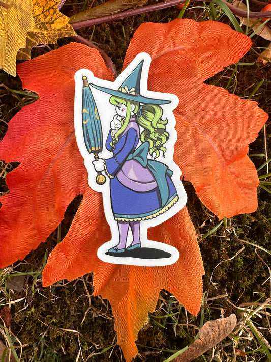 Sad Witch Sticker