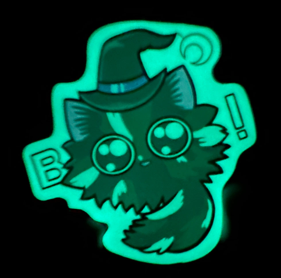 “Boo” Glow in the Dark Sticker
