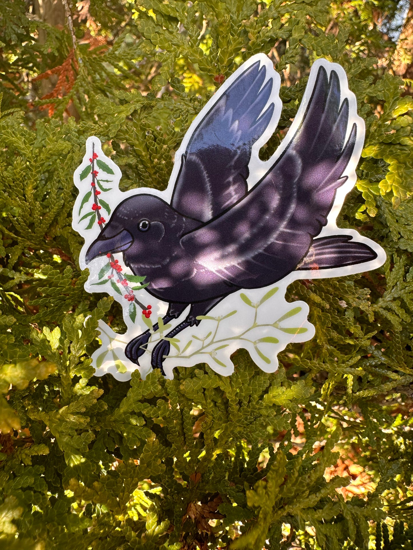 Crow Vinyl Sticker