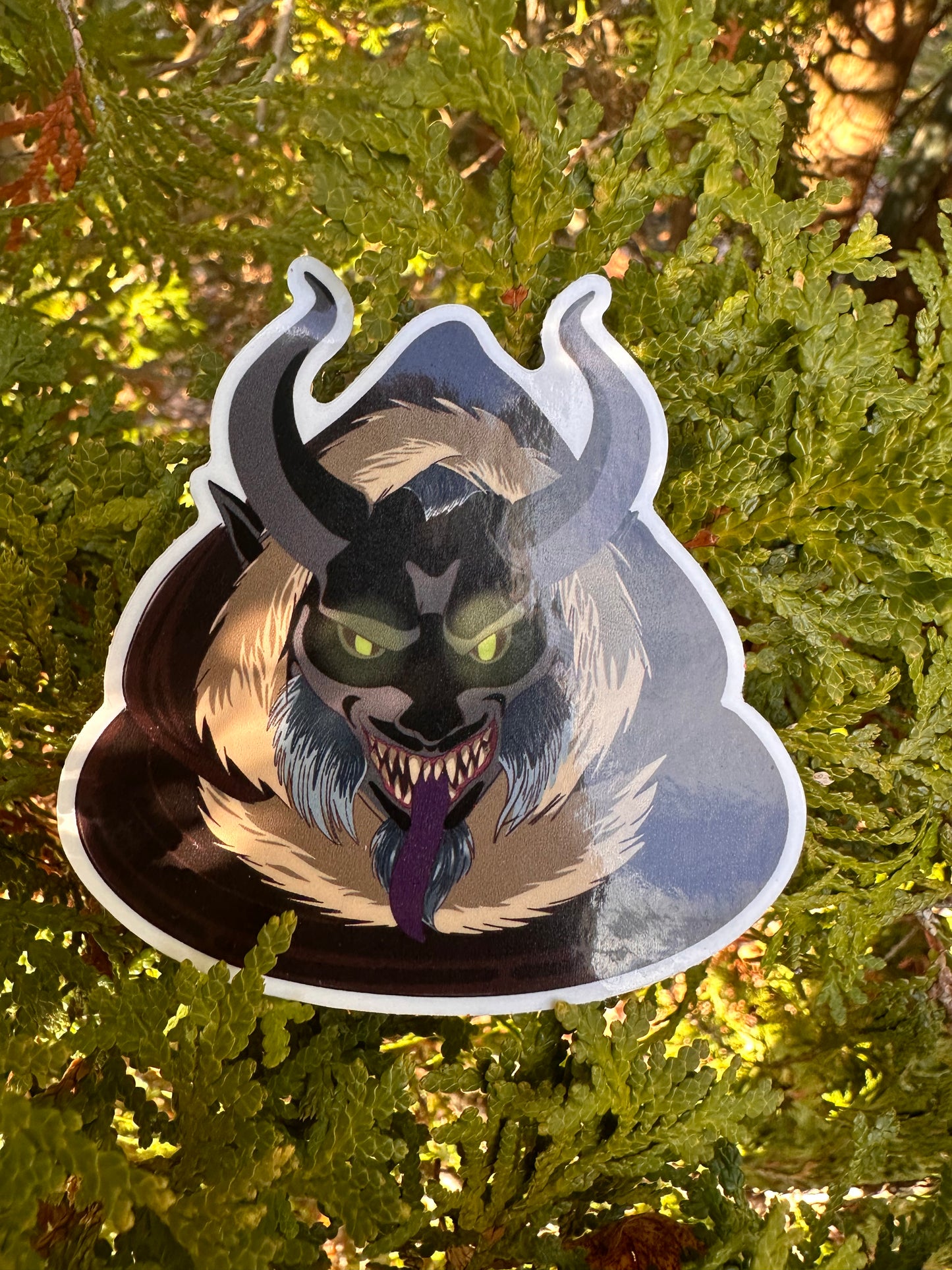 Krampus Vinyl Sticker