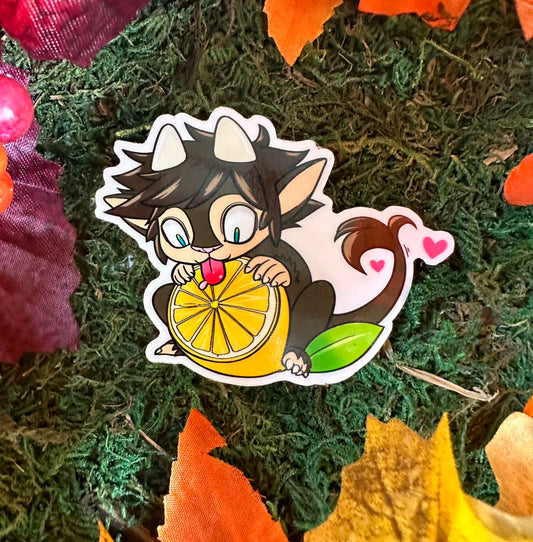 cryptid cryptidcore journal sticker halloween cute gremlin