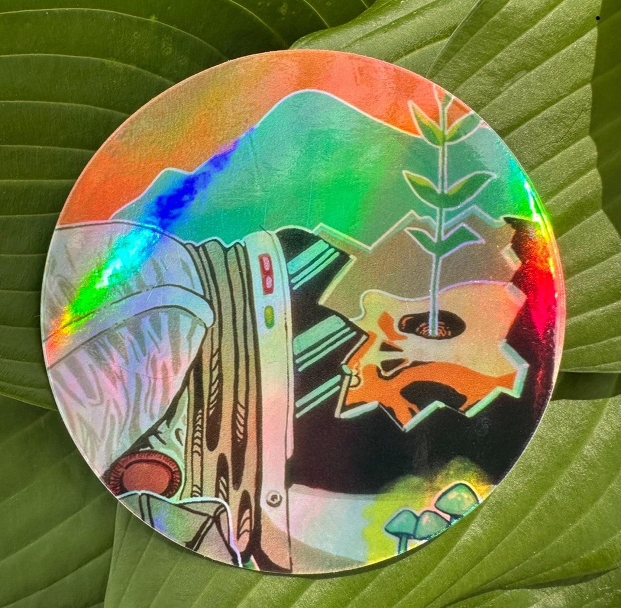 Lost Rosc Sticker Lost Astronaut Holographic Vinyl Sticker – Octopuss Design