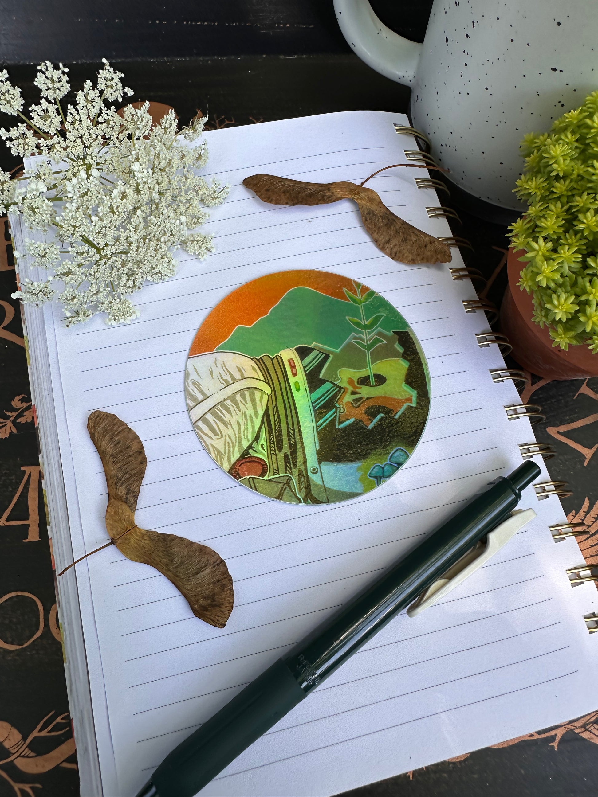 space lost galaxy astronaut mushrooms skateboard journal journaling liminal