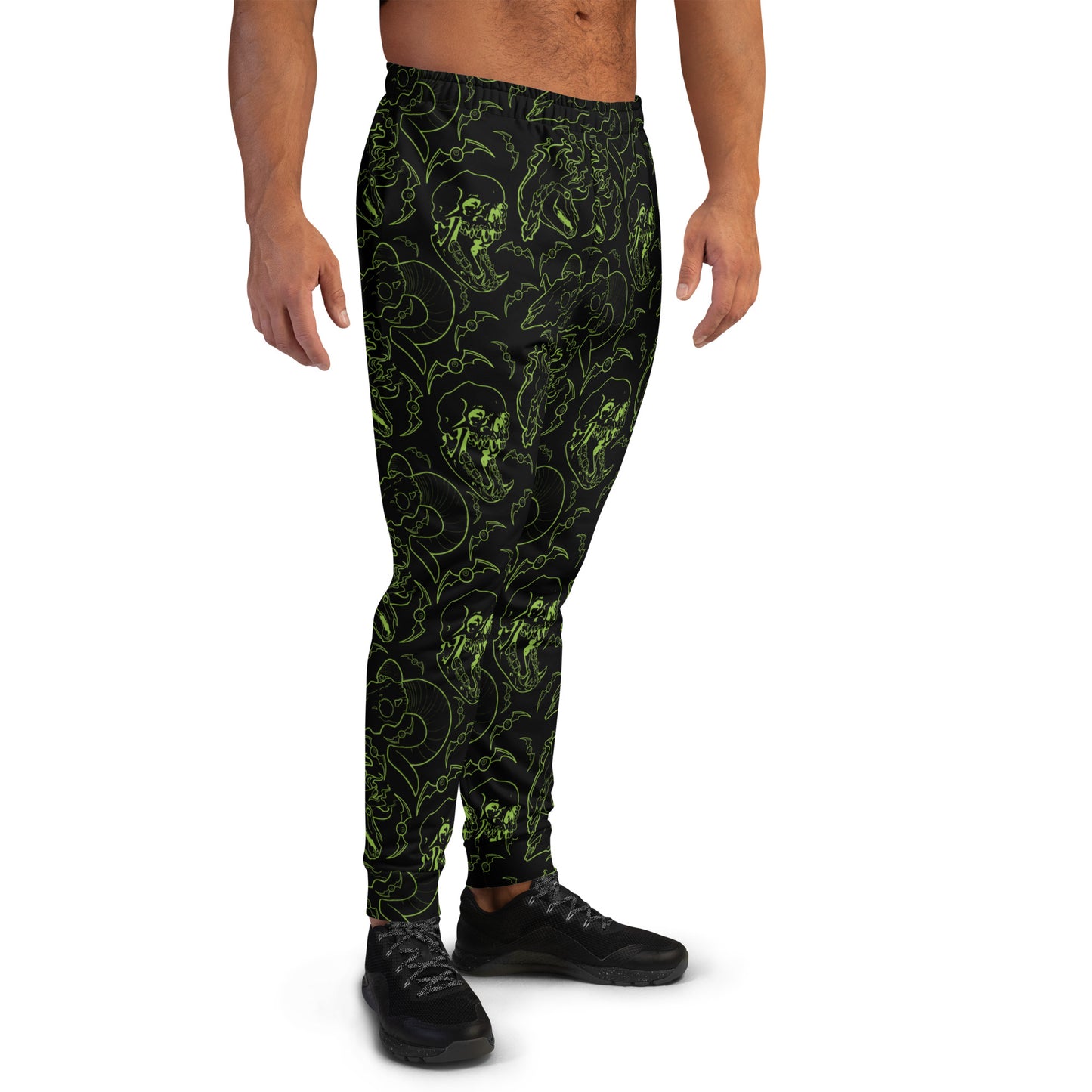 neon skulls pajamas pants halloween skateboard rave metal punk emo goth