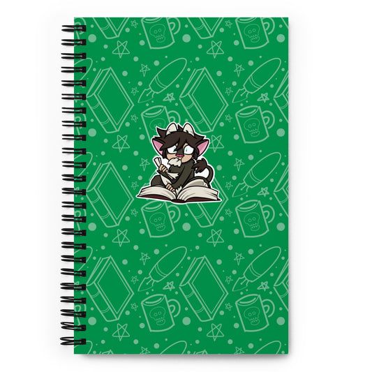 Cute Cryptid - Spiral Dot Grid Journal