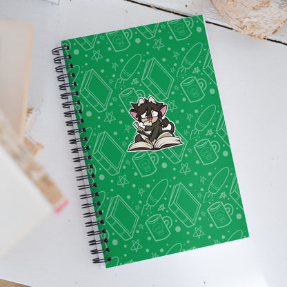 Cute Cryptid - Spiral Dot Grid Journal